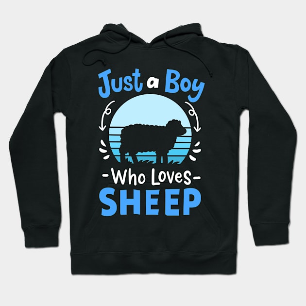 Sheep Sheep Lover Retro Hoodie by CreativeGiftShop